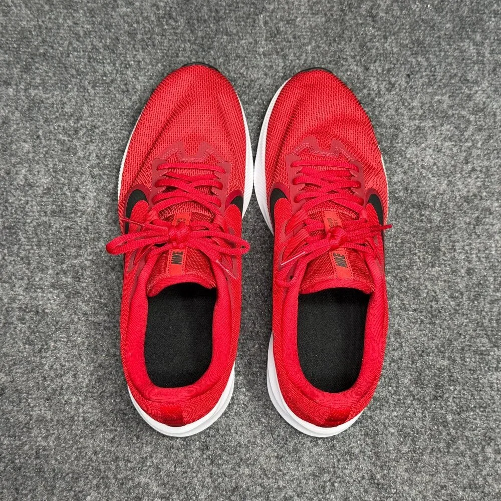Nike Downshifter 9 Running Shoes Men's 12 Gym Red Athletic Run Training Sneakers